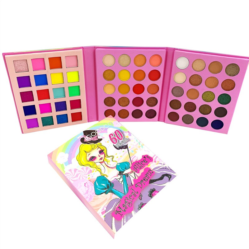 ALICE (Hàng Mới Về) Bảng Phấn Mắt Trang Điểm 60 Màu 5% Off 3 Màu Sắc Lấp Lánh | BigBuy360 - bigbuy360.vn