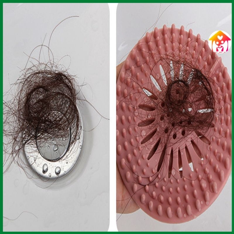 Miếng chặn tóc silicon chống tắc nghẽn ống cống thoát nước-Nắp đậy cống thoát nước nhà tắm,chậu rửa