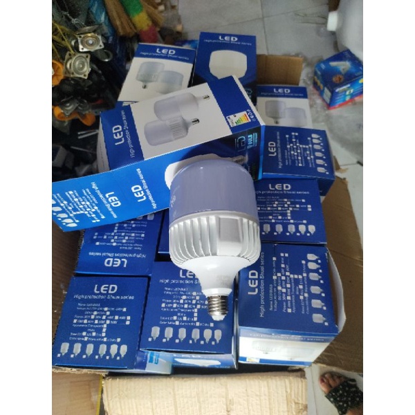 Đèn led Búp nhôm nguyên khối tản nhiệt dày 30w 40w hàng siêu bền