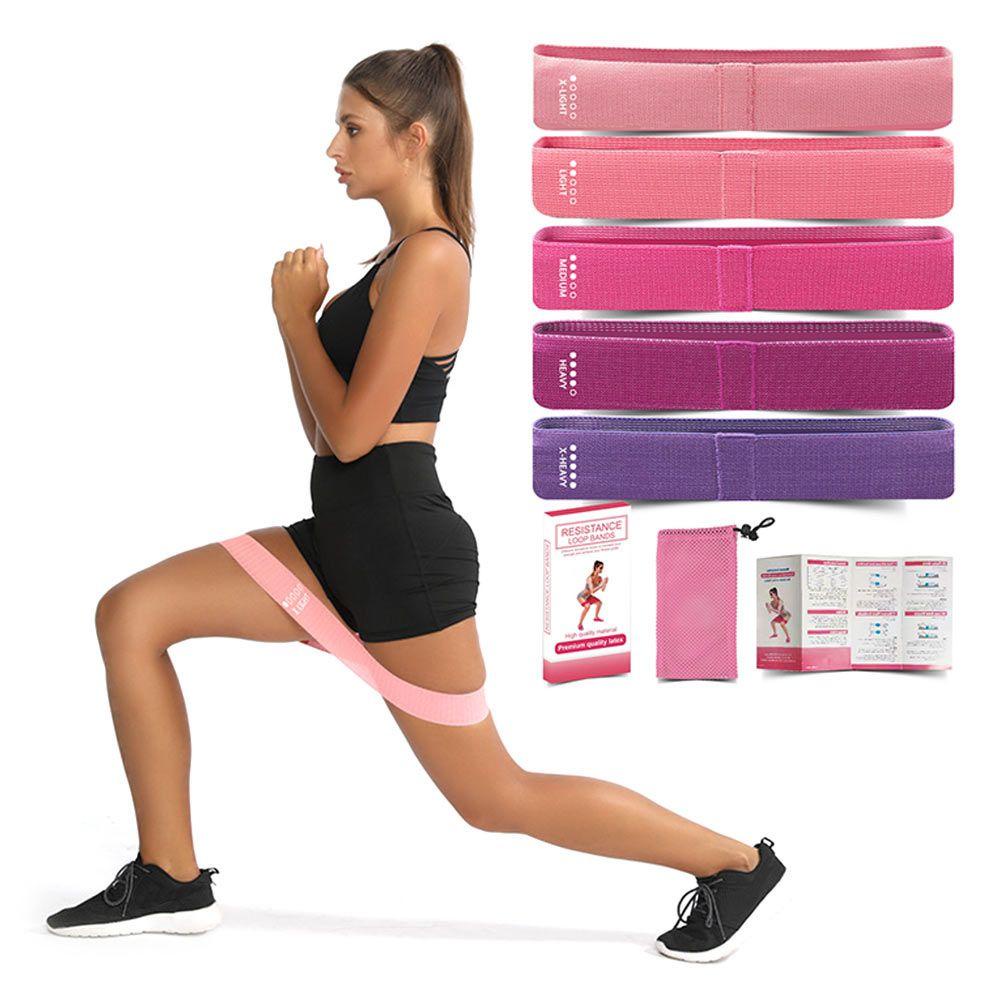 Set 7 Dây Kháng Lực Co Giãn Dùng Luyện Tập Thể Hình Tại Nhà