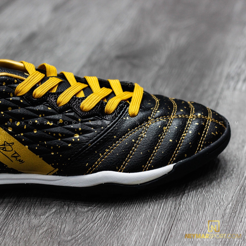 GIÀY ĐÁ BÓNG KAMITO TA11 TF TOUCH OF MAGIC - BLACK/GOLD CHÍNH HÃNG