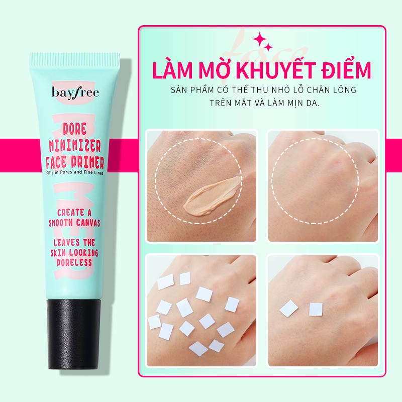 Kem lót BAYFREE thu nhỏ lỗ chân lông trang điểm kiểm soát dầu lâu trôi 20g