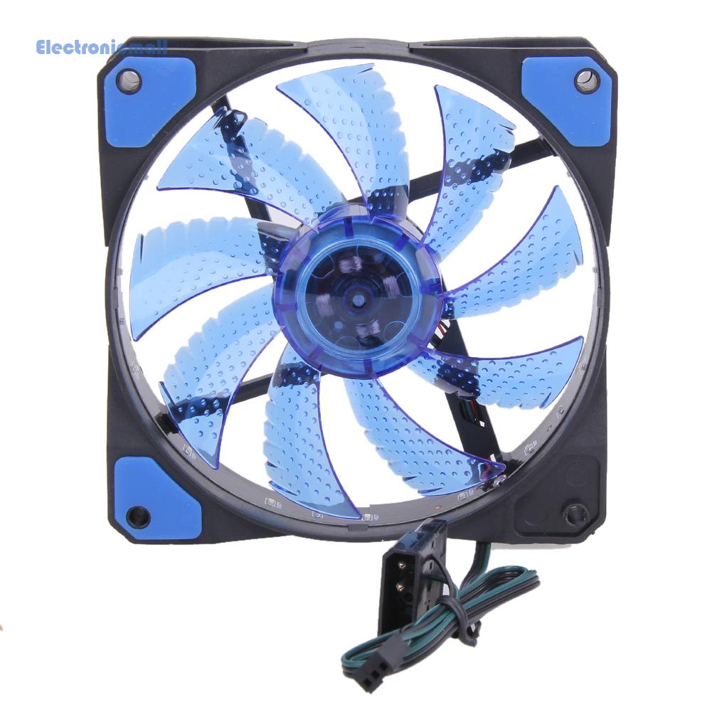 Quạt Tản Nhiệt Cho Máy Tính Đèn LED Neon Điện Tử01*15 LED 12V 3-4Pin 120mm | BigBuy360 - bigbuy360.vn