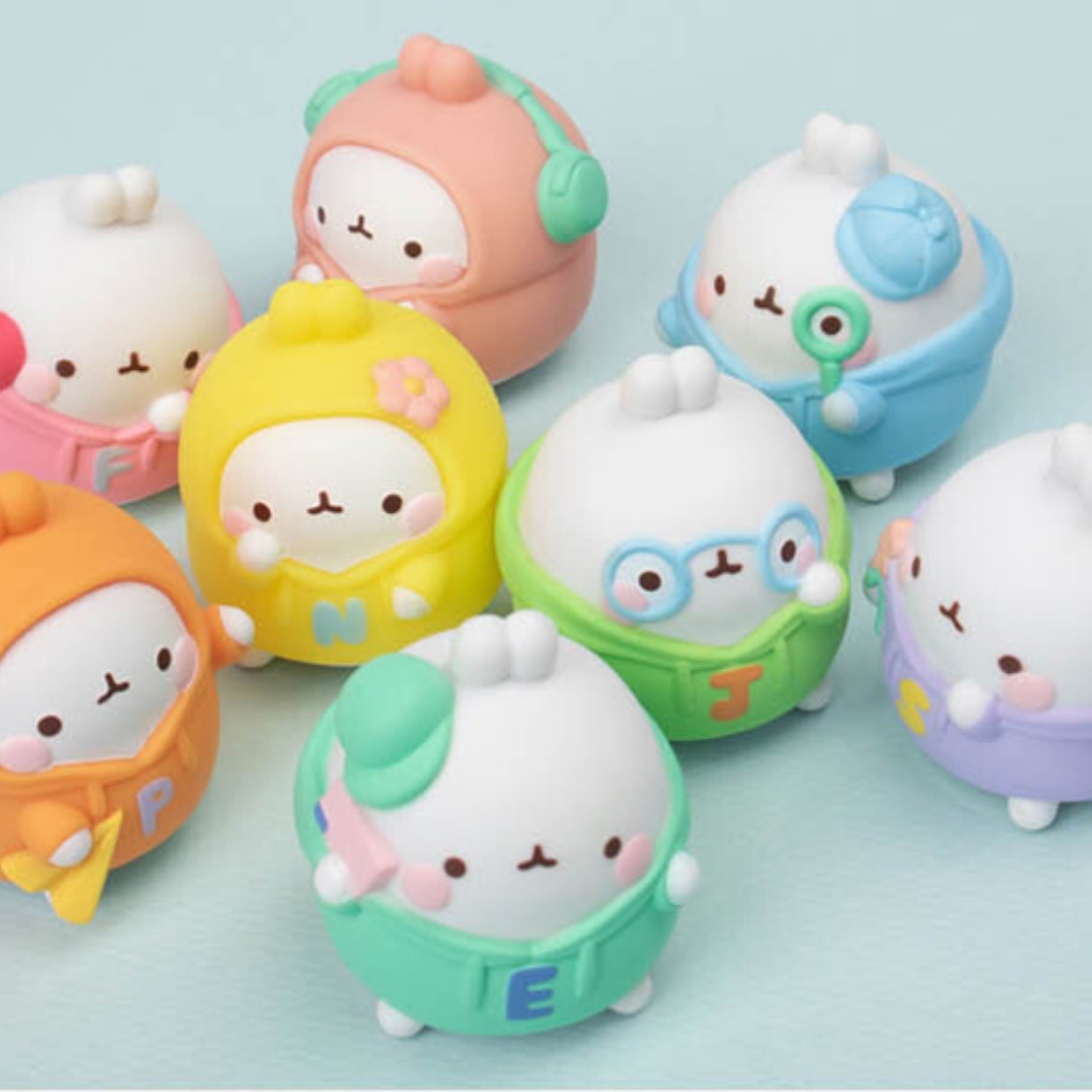 Mô Hình Nhân Vật Molang MBTI 8 Kiểu Bằng PVC