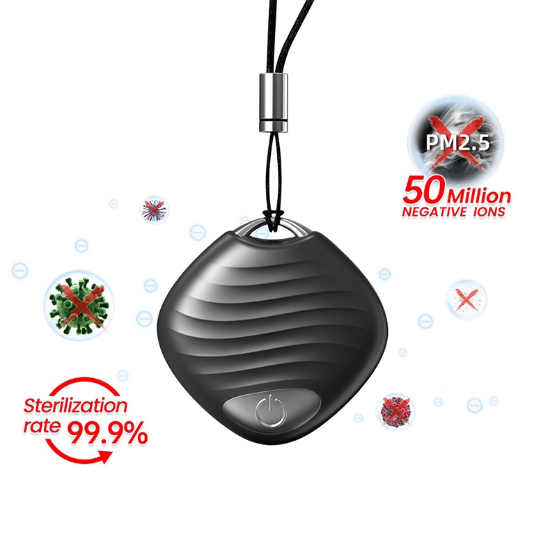 Máy Lọc Không Khí Mini Ion Âm USB Ion Âm Thấp Tiếng Ồn Thấp Cho Người Lớn Và Trẻ Em