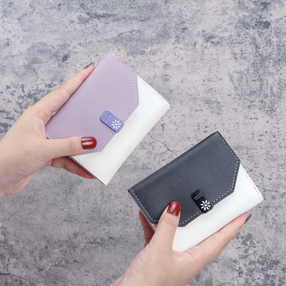 Ví Da PU Đa Năng Họa Tiết Hoa Cổ Điển Ngọt Ngào Cho Nữ