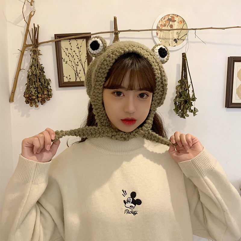Mũ len xinh xắn thời trang phong cách Hàn Quốc dành cho nữ