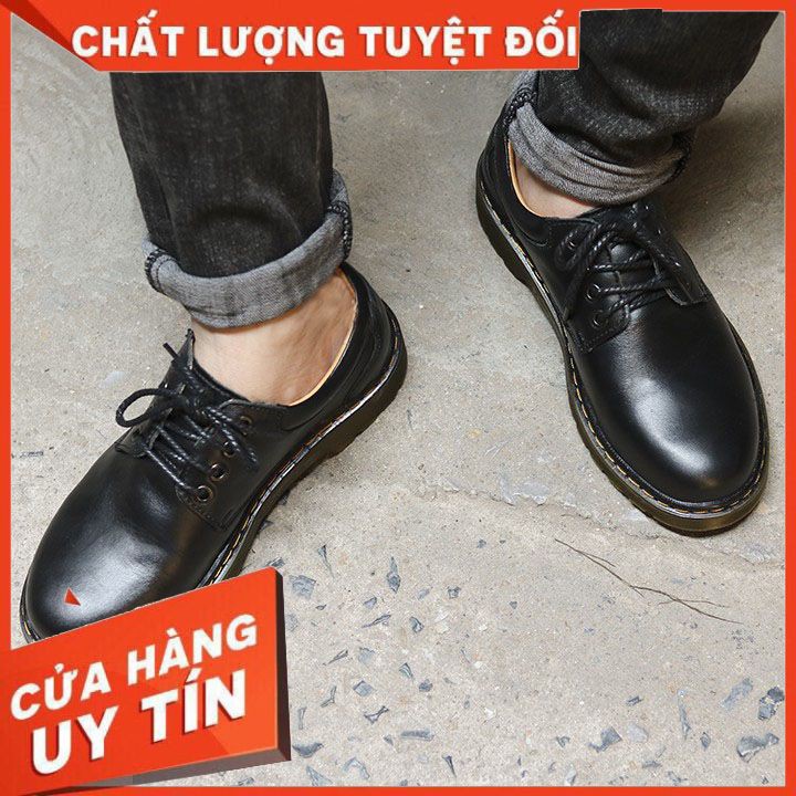 Giày Tây Nam Công Sở Cao Cấp Da Bò Giày Nam Cột Dây Thời Trang Màu Đen Lịch Lãm | BigBuy360 - bigbuy360.vn