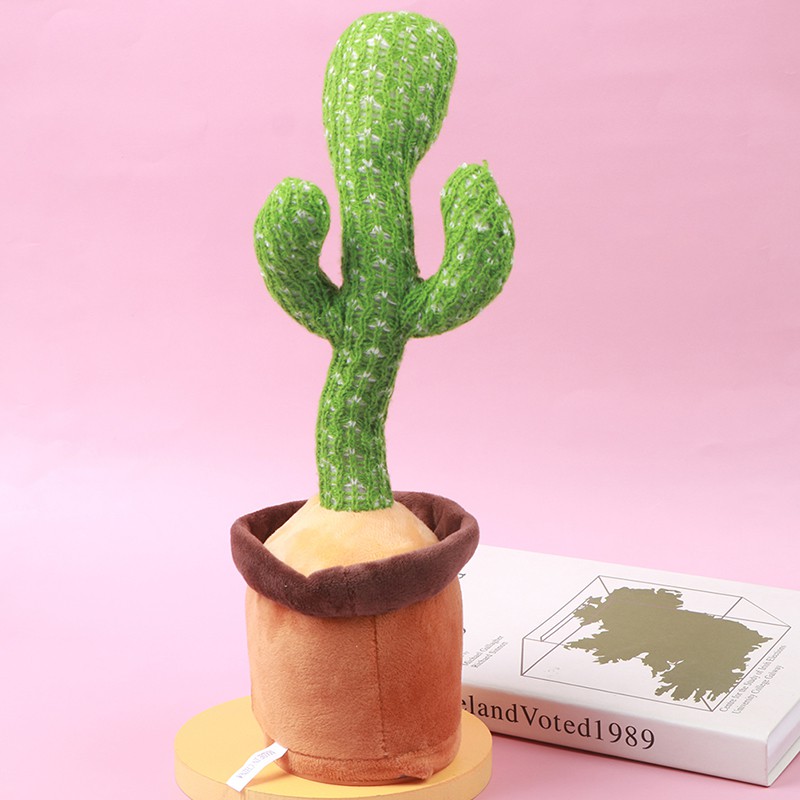 bán như tôm tươi┇✼∈Đồ chơi sang trọng 30CM Cactus Plush điện tử Lắc nhảy với bài hát dễ thương Dancing giáo dục mầm non