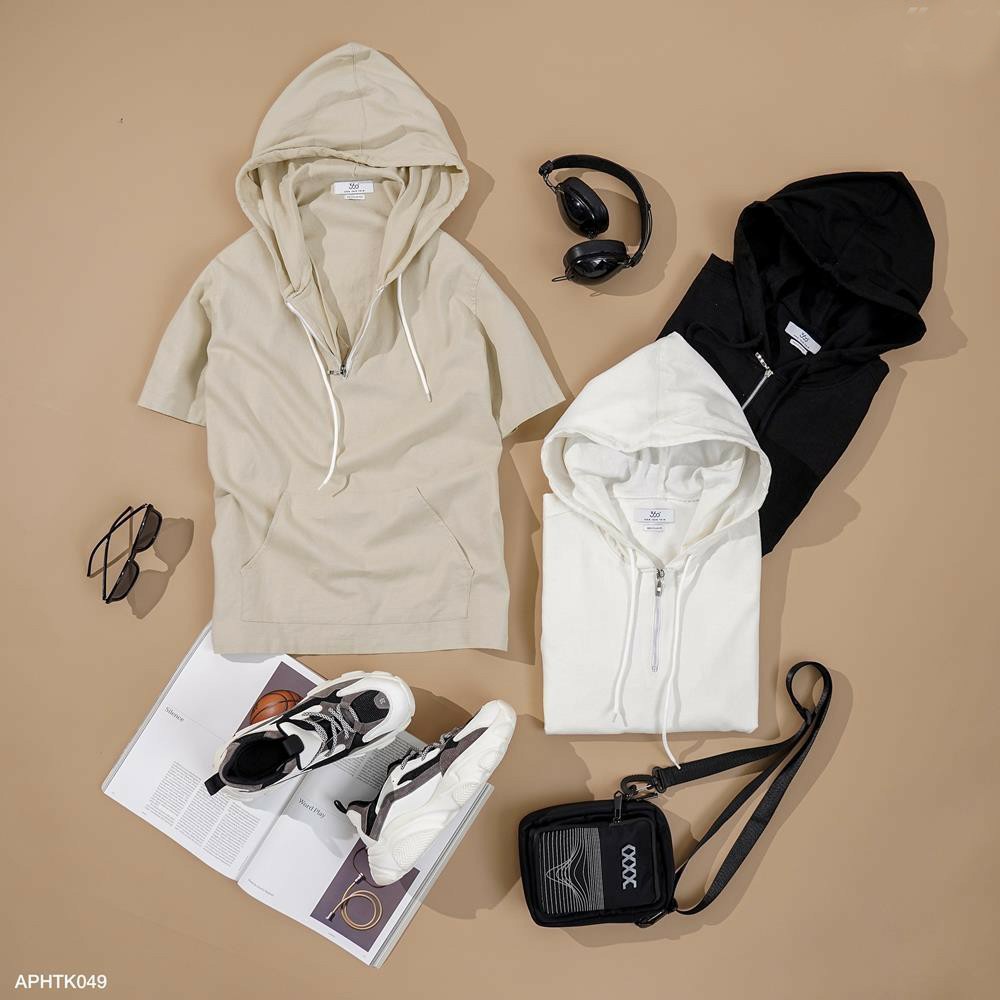 -HÀNG NHẬP KHẨU Áo phông hoodie nam ngắn tay có mũ trùm đầu, áo phông nam mẫu mới - APHTK049 Liên hệ mua hàng 084.209.19