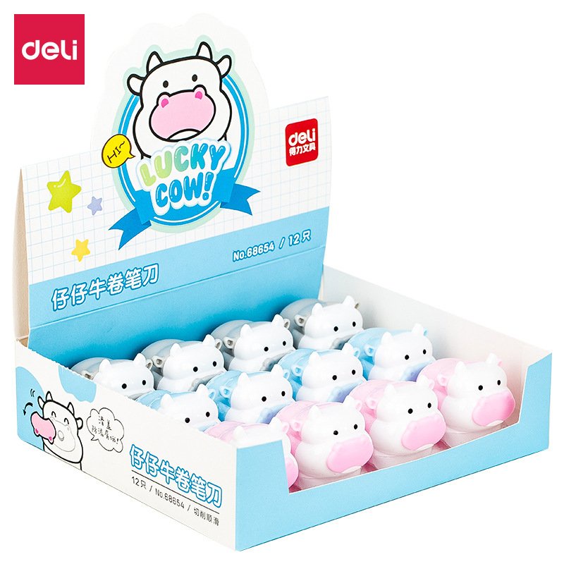 Đồ Gọt Bút Chì - Chuốt bút chì Deli hình chú bò dễ thương cho bé