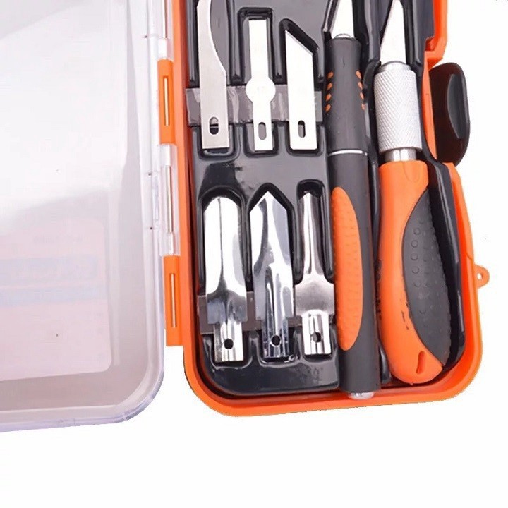 Bộ dao điêu khắc - Chiết ghép cây cao cấp 14 chi tiết Asaki AK-3960