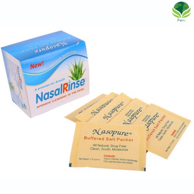 Muối rửa mũi Nasal Rinse ( Hộp 25 gói )