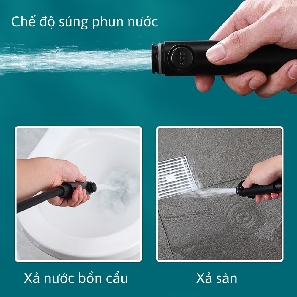 Đầu Vòi Sen Tăng Áp Vòi Hoa Sen 5 Chế Độ Nước Cao Cấp NANALI STORE