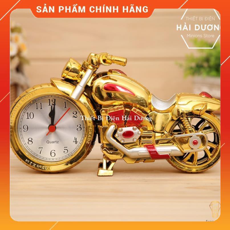 Đồng hồ báo thức mô hình ôtô - xe máy - tàu hỏa - đồng hồ để bàn trang trí sang trọng độc đáo, có chế độ cài báo thức