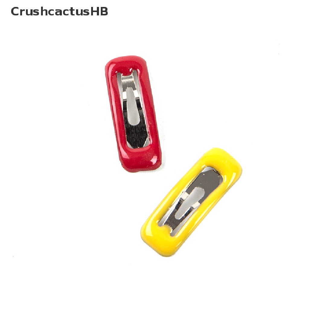Set 10 kẹp tóc mini 2cm làm phụ kiện búp bê Blyth OB11 1/6 1/12