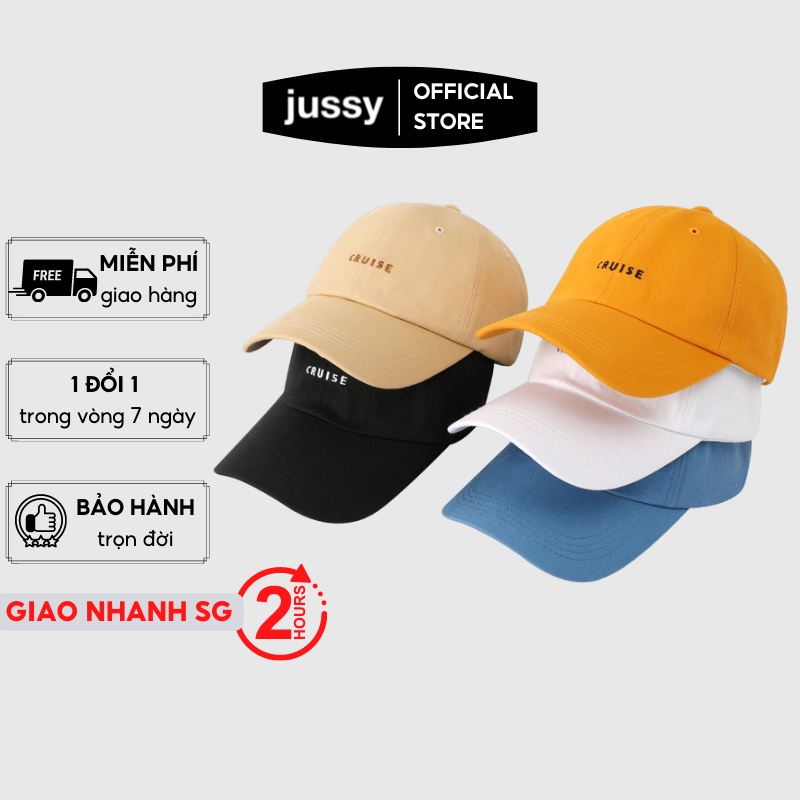 Mũ Lưỡi Trai Jussy Fashion Nón Lưỡi Trai Cruise Phong Cách Nón  Kết Form Mềm Vải Cotton 1 Lớp Hot Trend