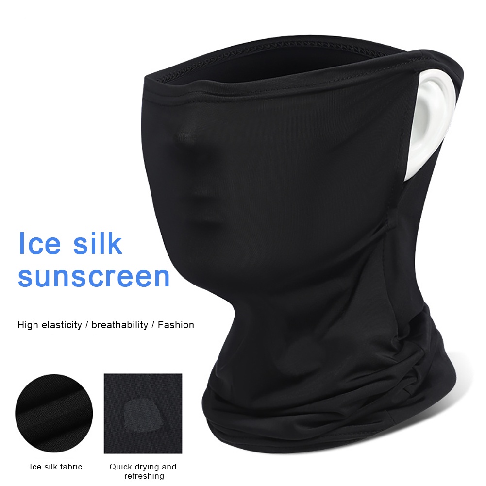 Xe Đạp Đi Tấm Che Băng Lụa Thoáng Khí Chống Nắng Yếm Van Xe Máy Che Ma Thuật Hood Đi Xe Bánh Răng