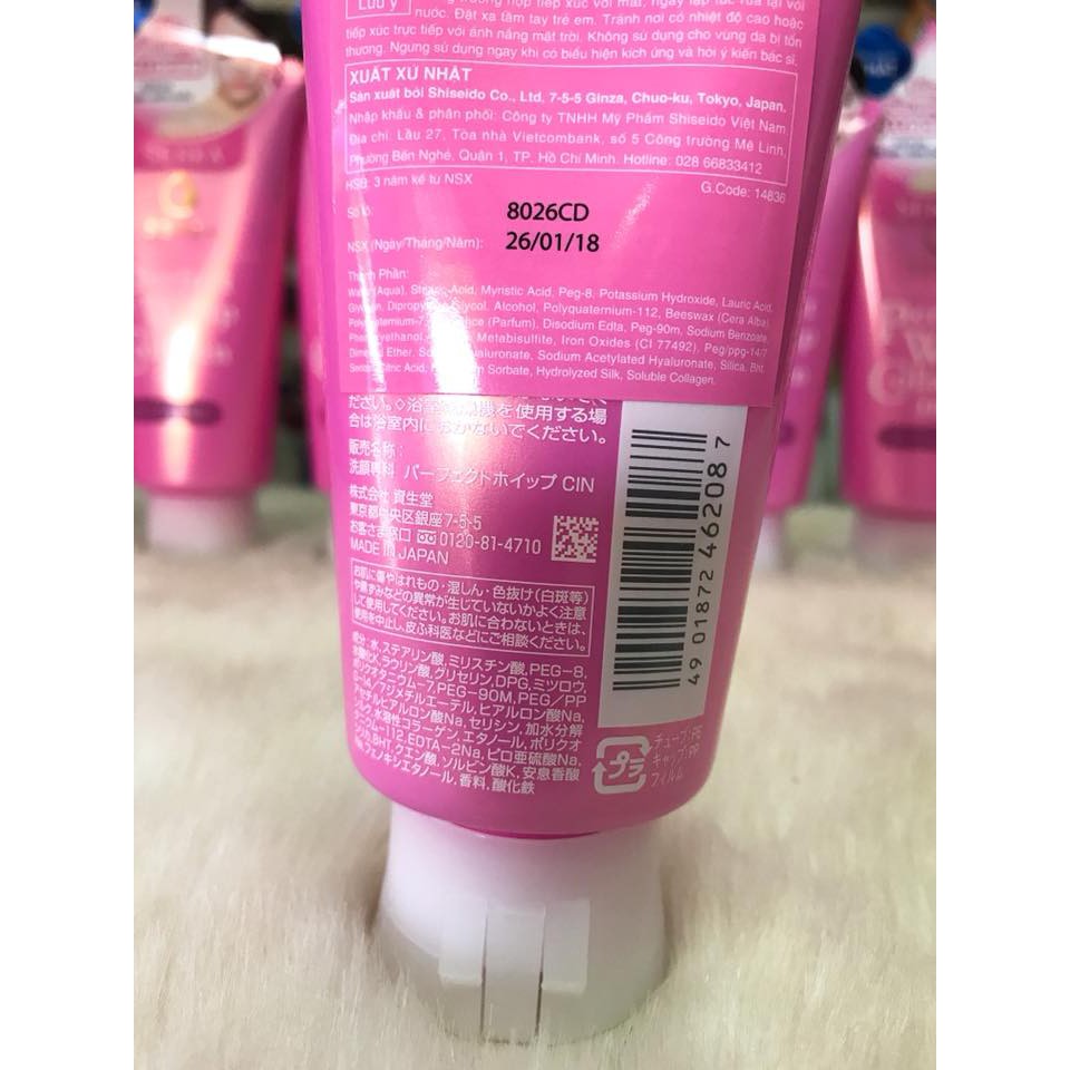 Sữa Rửa Mặt Collagen Senka Perfect Whip Collagen In 120g Nhật Bản | BigBuy360 - bigbuy360.vn