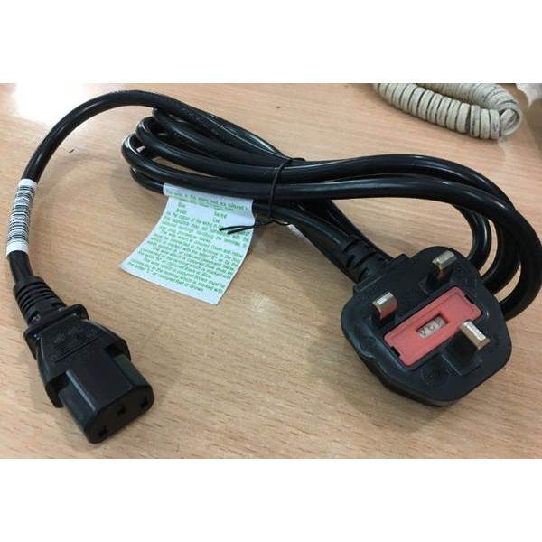 Dây nguồn 3 chấu UK I-SHENG C13 10A 250V 3X1.0mm² 2M