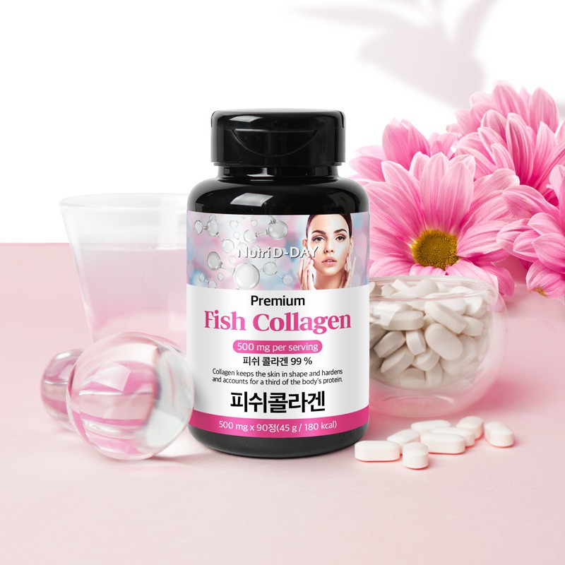 Viên uống fish collagen Nutri D Day 90viên