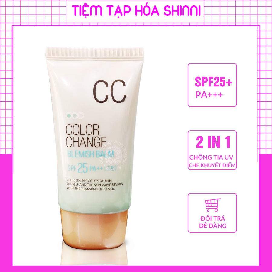 [NEW] Kem nền nâng tông 2IN1 hiệu chỉnh màu da thế hệ mới Chống UV SPF25/ PA ++ - Che phủ khuyết điểm, độ chống nắng cao