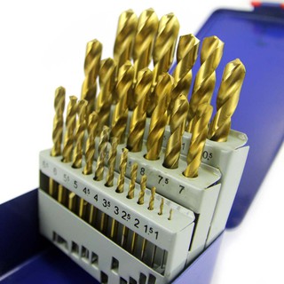 Bộ mũi khoan sắt 25 chiếc cỡ 1-13mm c-mart a0100b