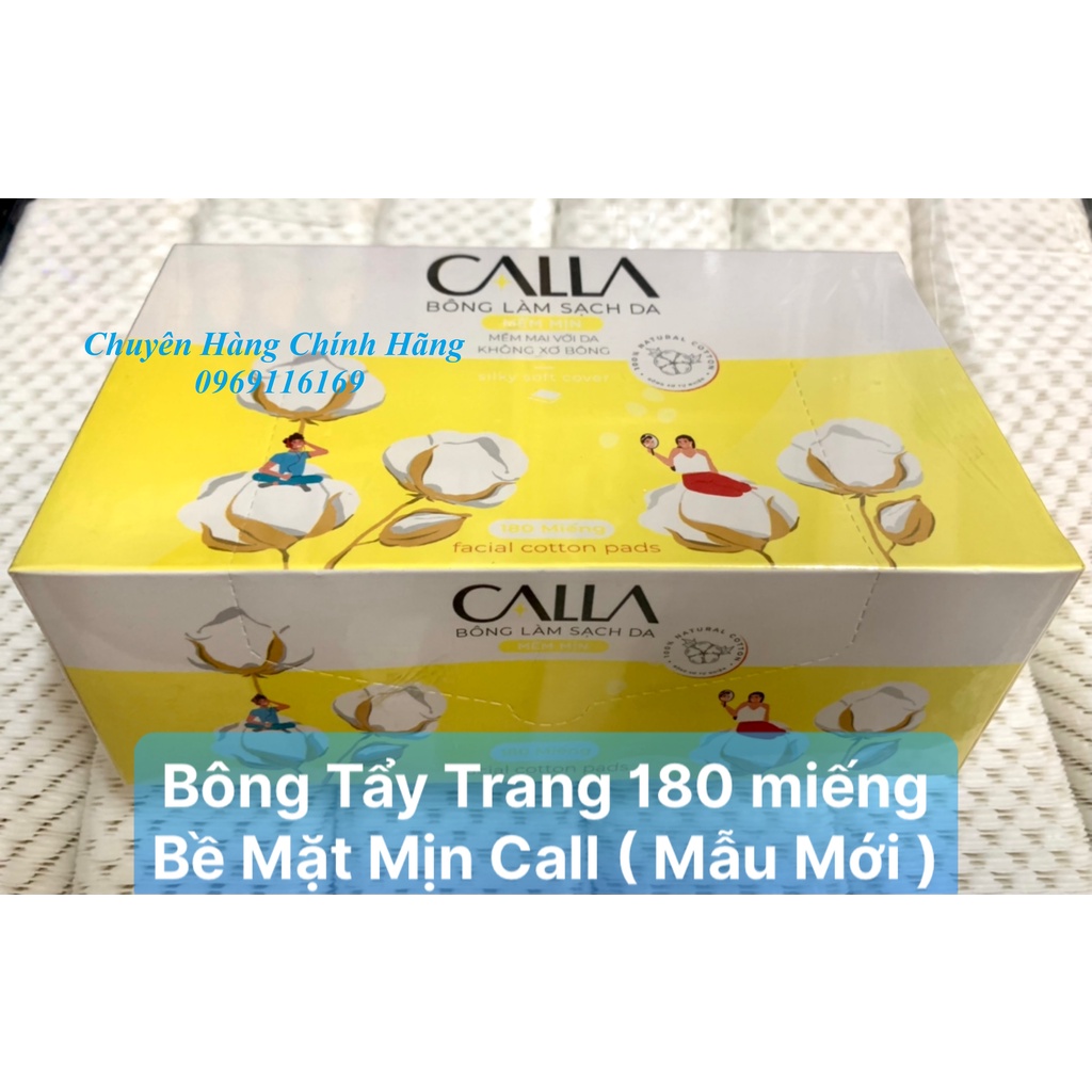 Bông Bạch Tuyết Merilynn bề mặt mịn 180 miếng/ gói - Bông tẩy trang Kotton Beauty bề mặt mịn đắp Lotion mask