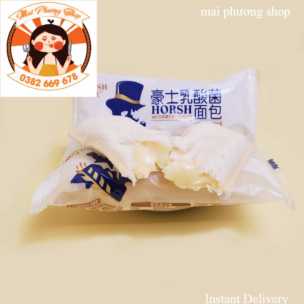 Bánh sữa chua Đài loan HORSH ông già túi 500g và 1kg