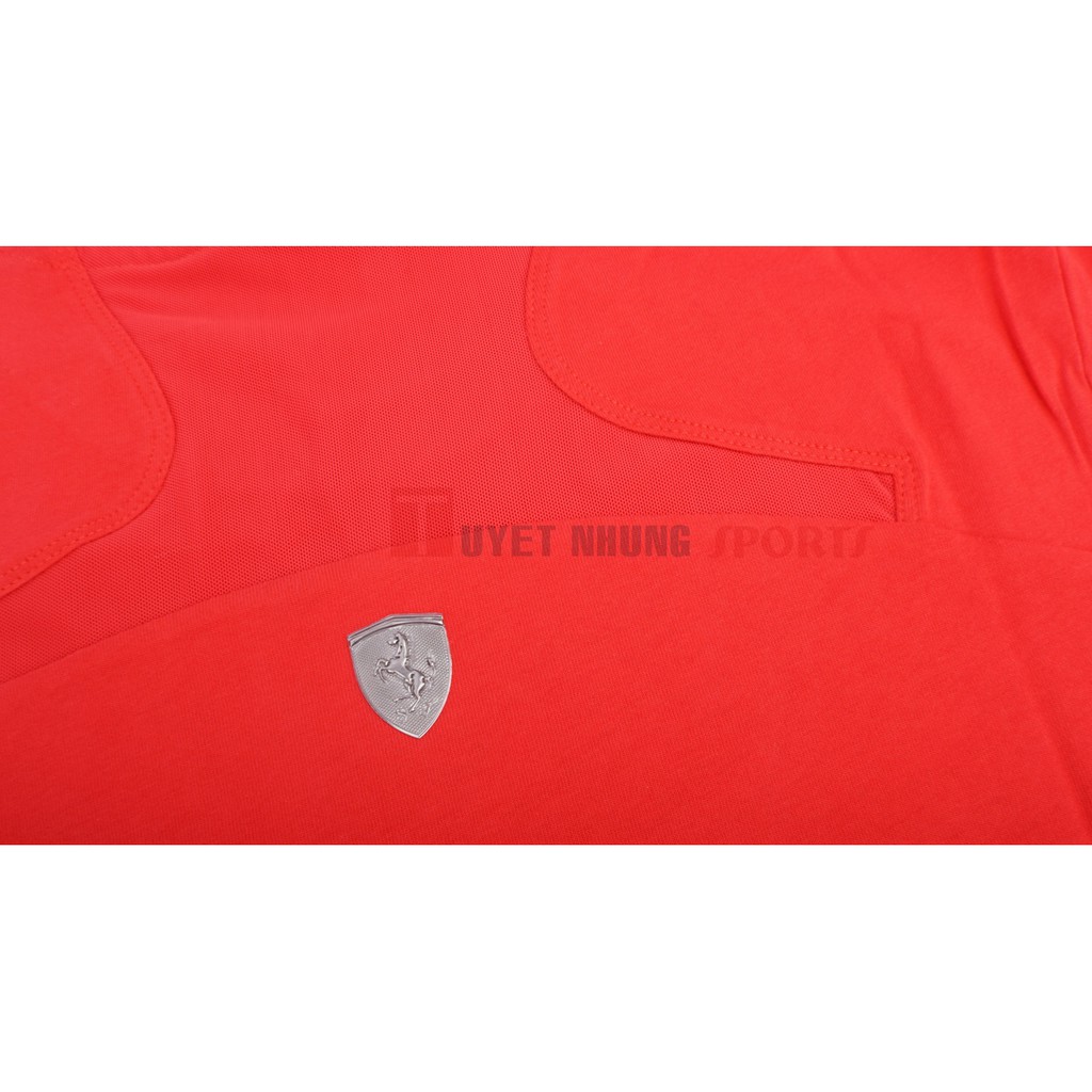 Áo thun thể thao nam Puma Scuderia Ferrari (Đức) chất liệu nhẹ thoáng mát thấm hút tốt
