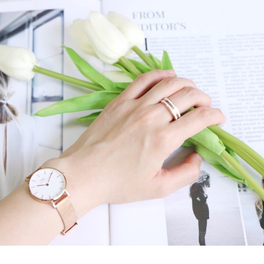 Nhẫn Daniel Wellington DW Ring Classic Hàng Chính Hãng Full box đầy đủ hộp, túi sách