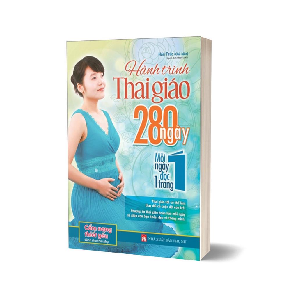 Sách - Hành Trình Thai Giáo 280 Ngày - Mỗi Ngày Đọc Một Trang