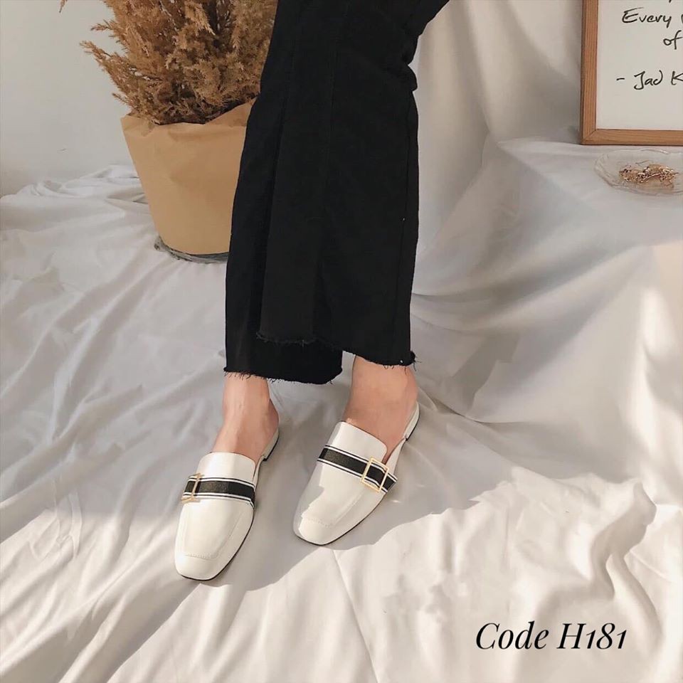 Sục gót vuông 2p Today Style da mềm H181