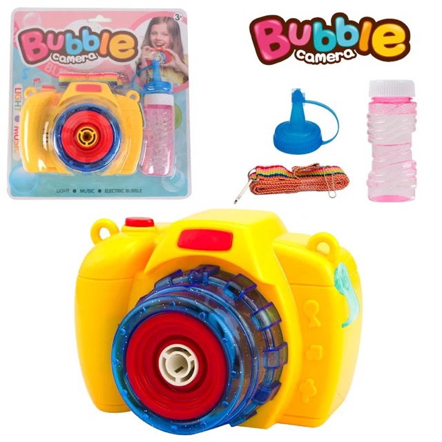 Máy ảnh bong bóng bubble camera đồ chơi cho bé