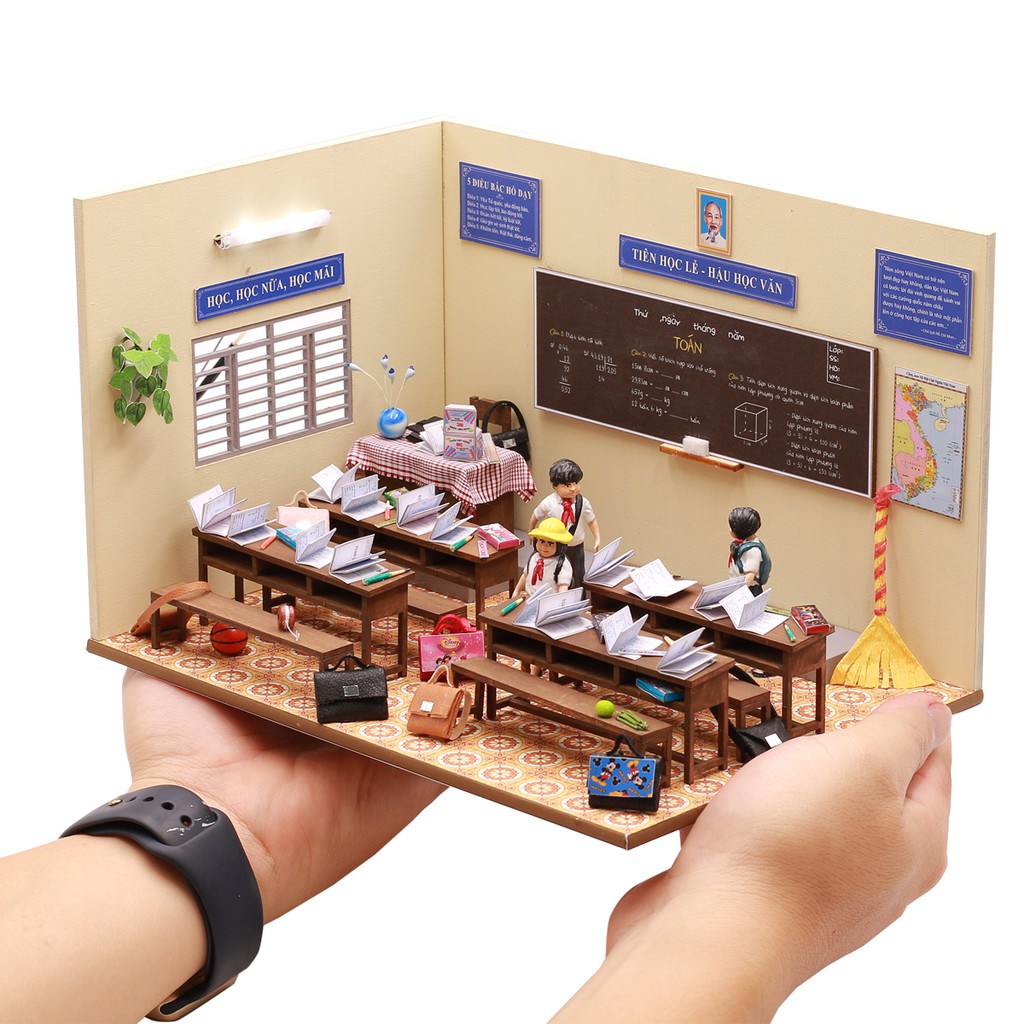 MÔ HÌNH SÀI GÒN THU NHỎ - KÝ ỨC TUỔI HỌC TRÒ - HT01