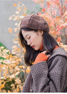 Mũ nồi beret caro