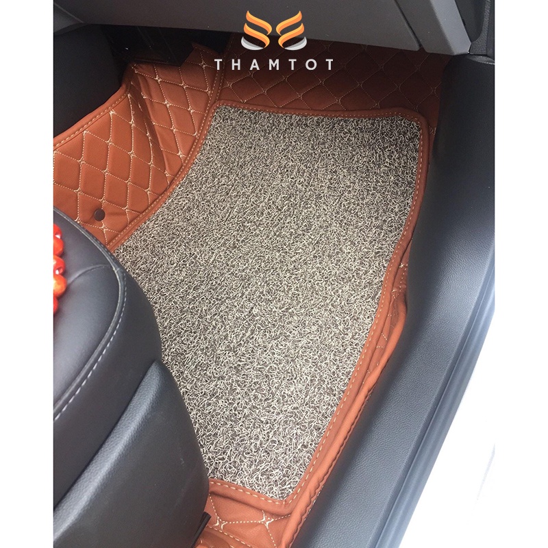 Thảm lót sàn ô tô 6D Vinfast Fadil da PU trám cao cấp, không mùi, giảm tiếng ồn, chống nước 100%_Thamtot90