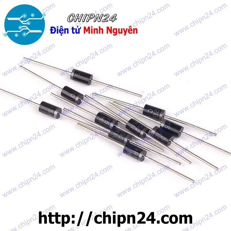 Diode SR5200 DIP DO-27 5A 200V 5200)