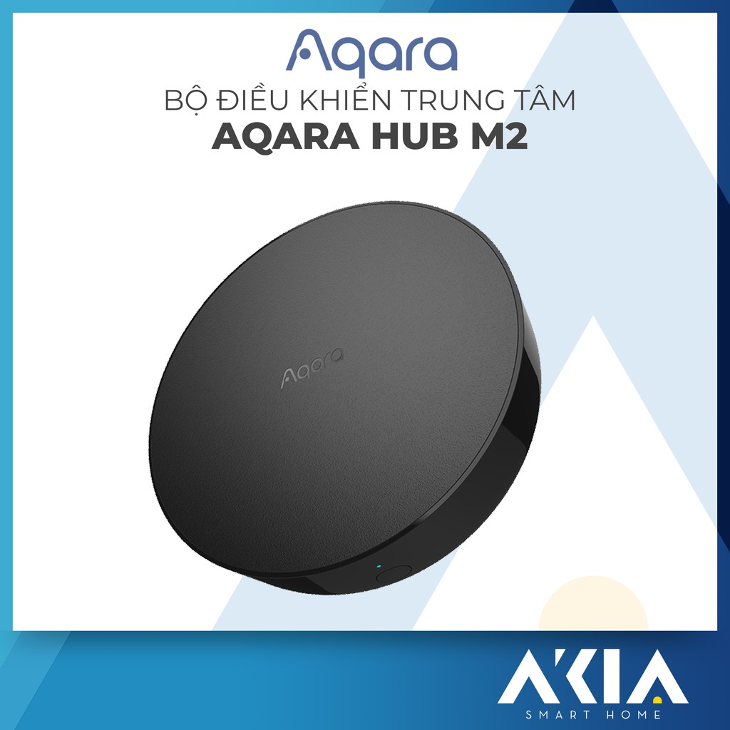 Aqara Hub M2 phiên bản Quốc Tế HM2-G01 - Hub Zigbee 3.0, Tương thích HomeKit, Tích hợp Hồng Ngoại, Có cổng LAN RJ45