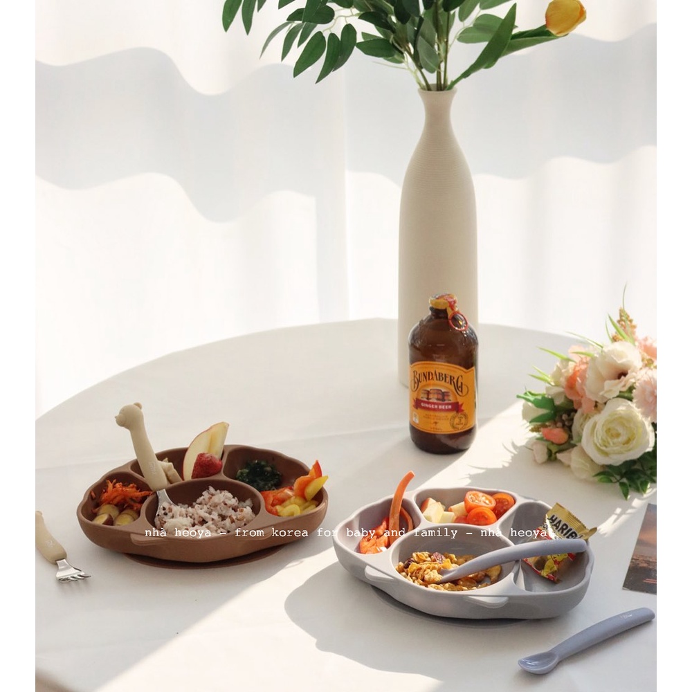 SET MUỖNG NĨA THÉP KHÔNG GỈ CHO BÉ KÈM HỘP TGM HÀN QUỐC