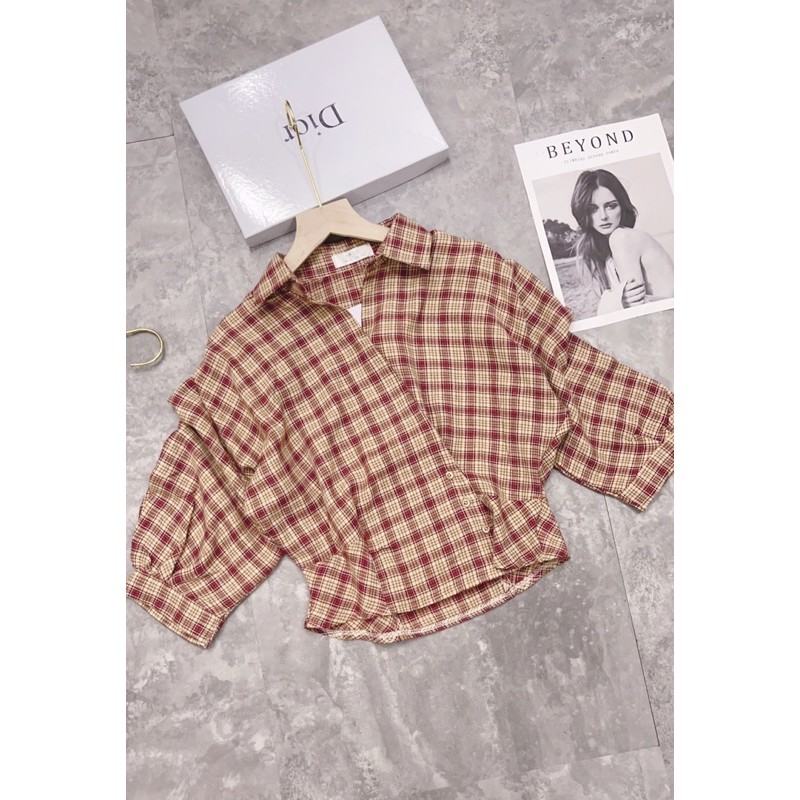 [Mã WASTUP giảm 10% tối đa 30K đơn 99K] ⚡️BÁN SỈ⚡️Áo sơmi cộc tay lẻ caro tay cánh dơi | BigBuy360 - bigbuy360.vn