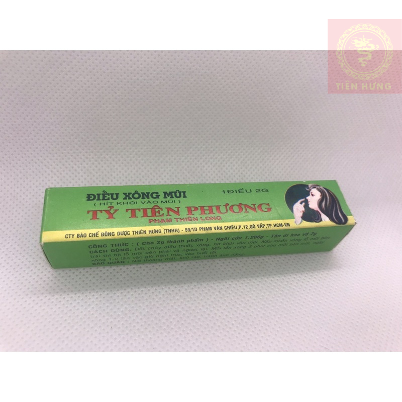 Điếu xông mũi Tỷ Tiên Phương