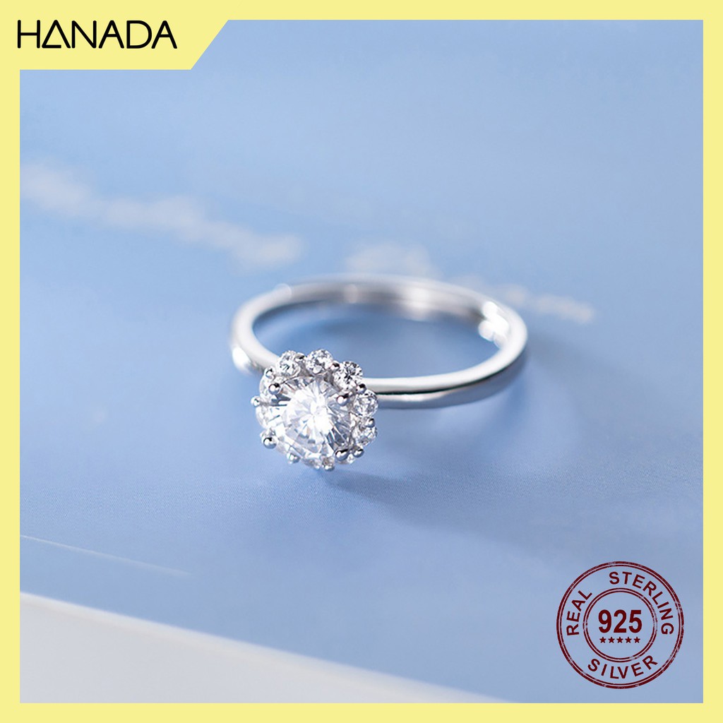 Nhẫn Bạc 925 Hanada N34.R.2.B.300.0645 Nữ Hoàng