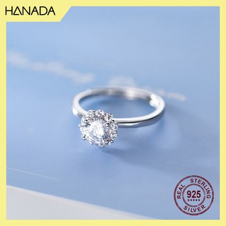 Nhẫn Bạc 925 Hanada Nữ Hoàng 0645