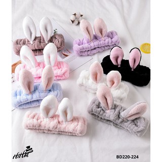 Băng đô tuban, bờm tai thỏ loại mới. Băng đô rửa mặt - băng đô selfie tai thỏ phong cách ngọt ngào, dễ thương