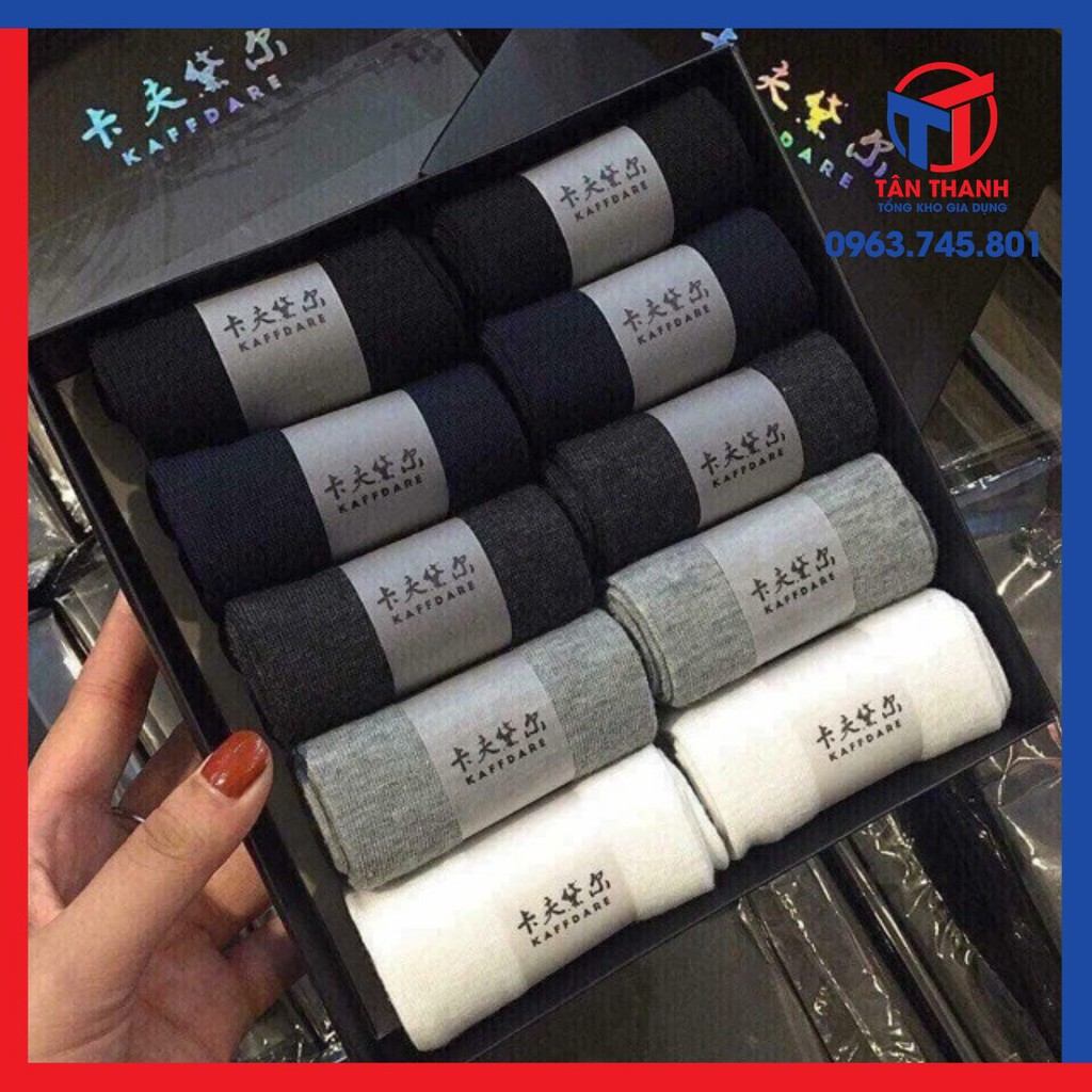 [ sale mùa hè] Hộp 10 đôi tất vớ sợi tre công nghệ nano khử mùi hiệu quả .