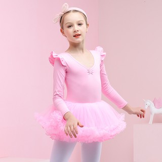 Váy múa ballet dài tay cánh tiên Binnashi CVM0026