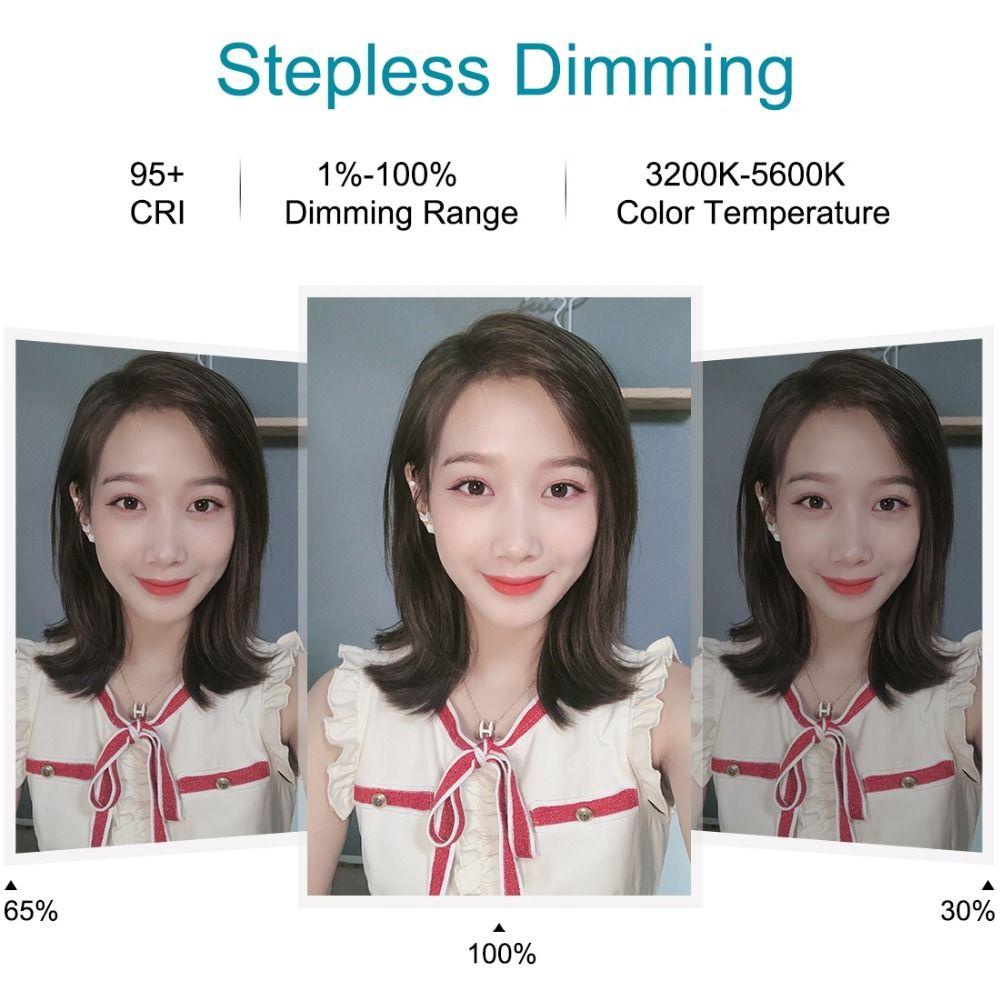 BTLIMER Đèn LED Hình Tròn 11.8 inch 30cm Hỗ Trợ Live Streaming Live Streaming