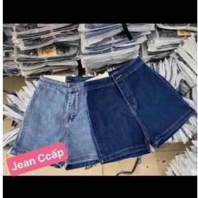 QUẦN SHORT JEAN LƯNG CAO 1 NÚT TRƯỚC LY