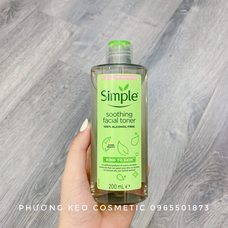 [Hàng có sẵn]Toner Simple 200 ml